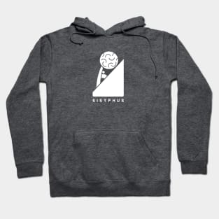 Sisyphus,Minimalist design for ancient Greek mythology fans Hoodie